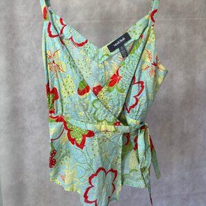 Modcloth Wrap-style/ Tie-waist Tank Sz S